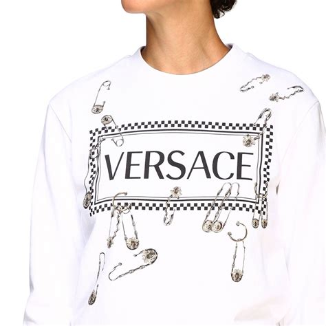 white versace sweater|versace women's miniatures.